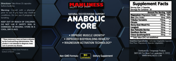 anabolic core full label